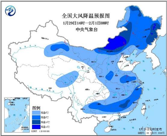 寒潮将携雨雪降温阻春运 山东江苏等4省有大雪或暴雪
