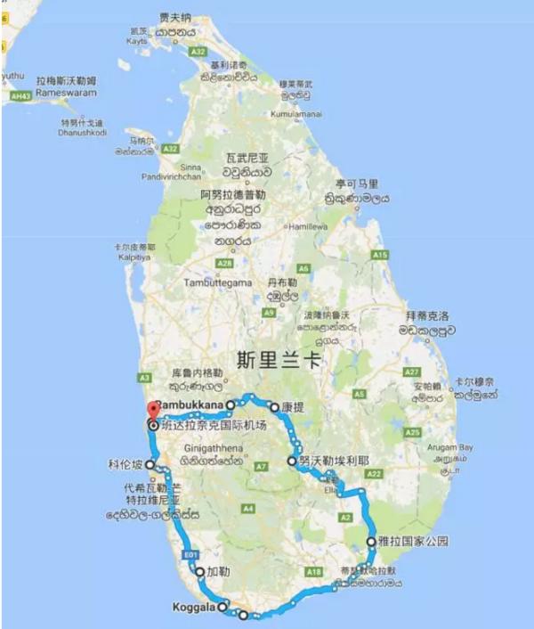 斯里兰卡自由行路线，打卡斯里兰卡必去景点