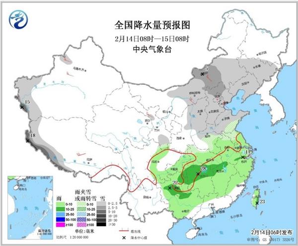 华北迎今冬来最强降雪 江南等地持续湿冷-资讯-中国天气网