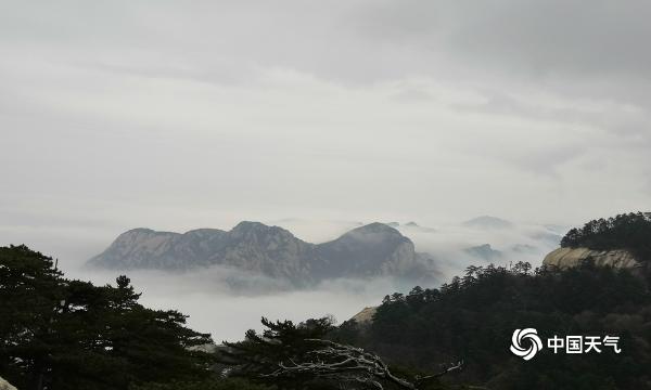 陕西华山：雨后云海竟如此壮观