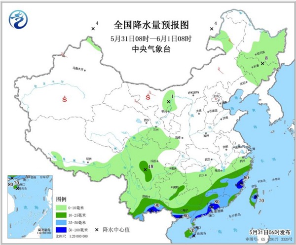 南方新一轮较强降雨上线 华北黄淮高温开启