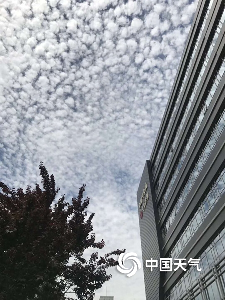 北京天空惊现“鱼鳞云”美景