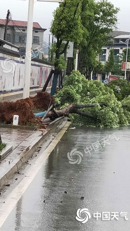 湖南强降雨南压永州等局地暴雨 明后天雨势减弱