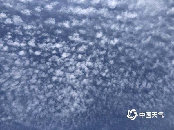 北京天空惊现“鱼鳞云”美景