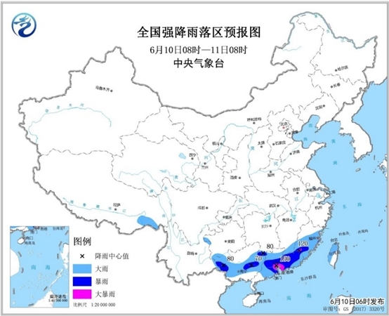 暴雨黄色预警连发4天！湖南广东等4省区仍有大到暴雨-资讯-中国天气网