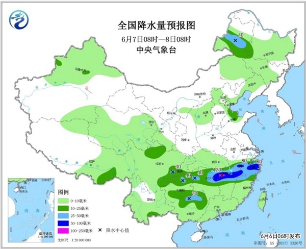 强降雨区东移 江苏湖南等地将有大暴雨