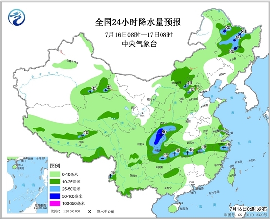 暴雨转战川陕 江南华南等地天气闷热