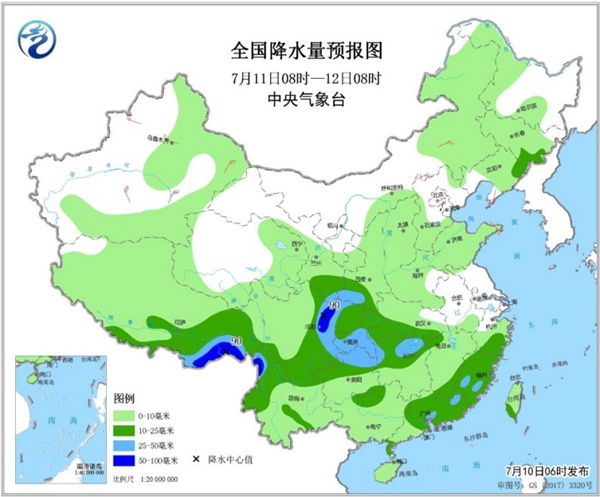 江南正经历今年以来最多雨的一周 东北警惕局地强对流