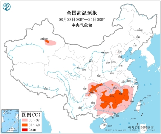 高温预警连发第13天 南方“秋老虎”继续发威局地超40℃
