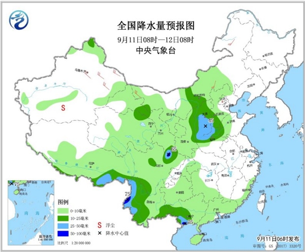 气温北凉南热分两季 四川盆地强降雨“天天见”