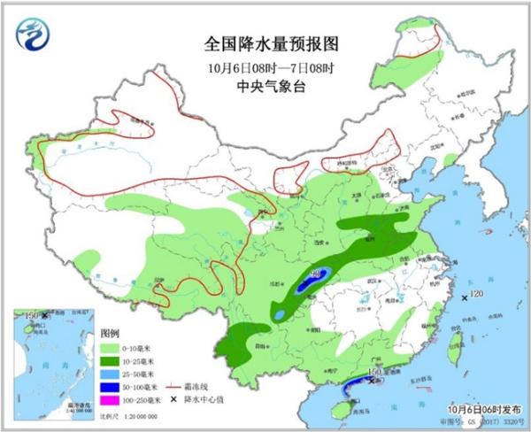 江南等地高温季或终结 华南强降雨来袭