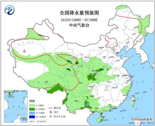 冷空气频繁影响中东部地区 华西秋雨未来还将持续