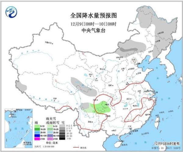 华北黄淮雾和霾再发展 明日冷空气抵达东北雨雪降温齐袭