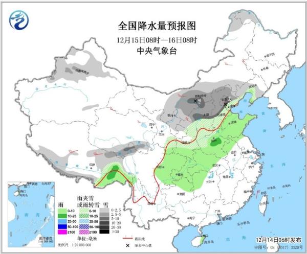 北方大范围雨雪登场 南方升温将破纪录