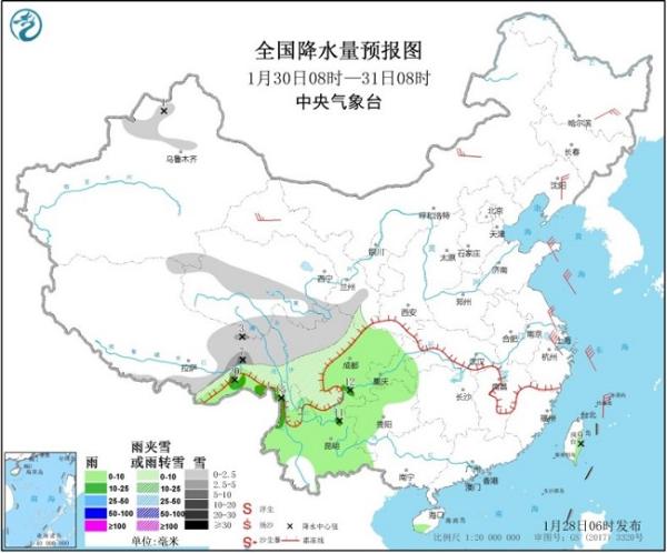 1月底前全国大部降水少 华北等地霾频现