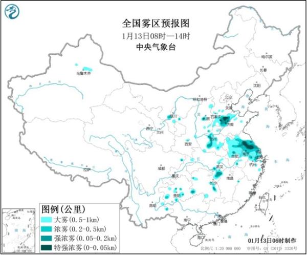 中东部大范围雨雪又开工 华北黄淮霾反复