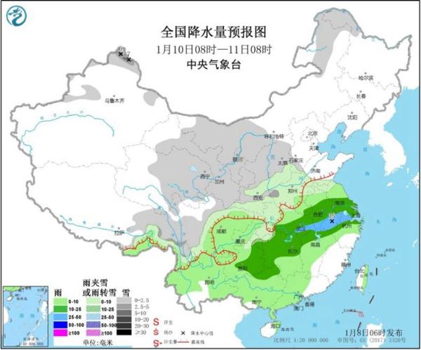 新一轮降水“无缝衔接” 江南温暖退场降温超10℃