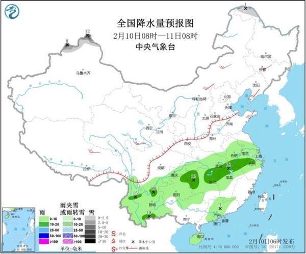 南方新一轮降水今日“上线” 华北黄淮雾和霾频频现身