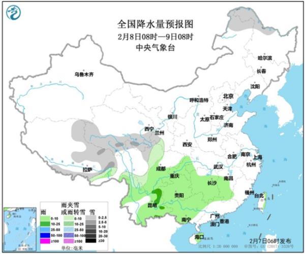 今明天西南地区多阴雨 河南山东等地有雾