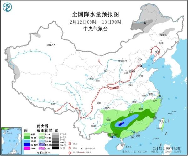 南方降雨增多增强 北方降水明起拉开序幕