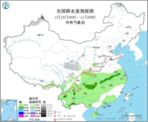 北方多地将迎今年首个10℃+ 南方明起再迎大范围降雨