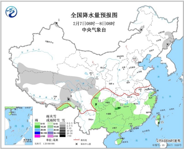 中东部雨雪持续 南方降温明显湿冷来袭