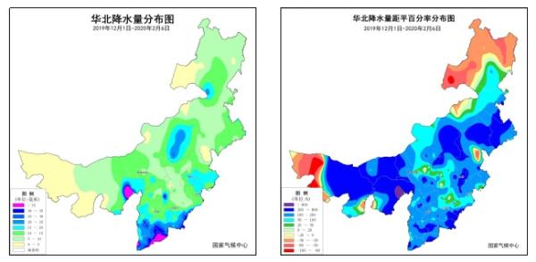 入冬以来北京现6次雪 华北降水量为1961年来同期最多