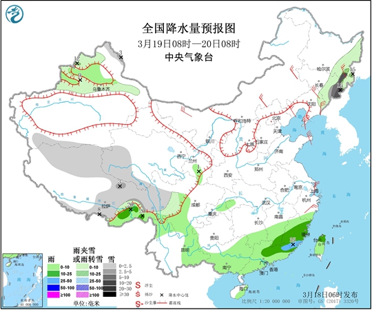 今日南方仍有强降雨 北方升温大潮达鼎盛