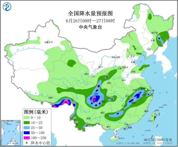 四川盆地至沿淮等地有强降水 华南持续闷热