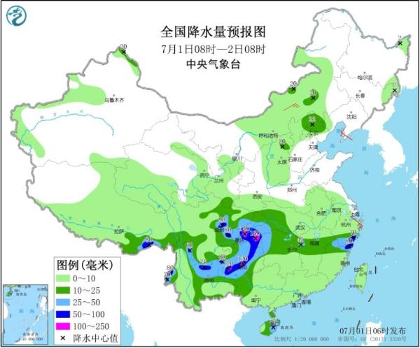 高温暴雨“强势”开启7月 西南雨势猛烈华南“焖蒸”继续