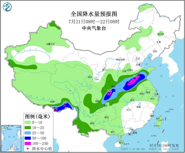 江淮江南等地雨势仍强 华南高温“持久战”还在继续