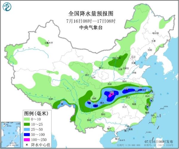 长江流域强降雨持续 江南华南高温开启三伏天