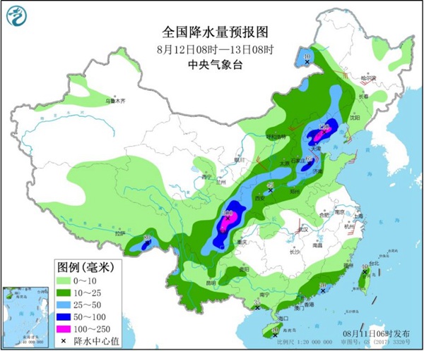 京津冀等地将现入汛来最强降雨 台风“米克拉”登陆福建漳浦沿海