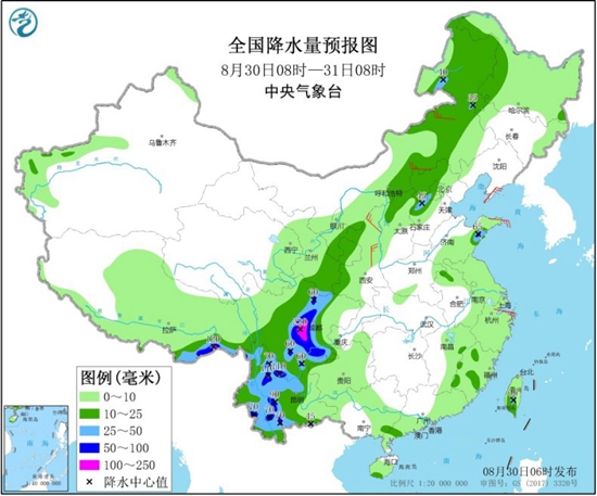 华北东北将有大范围降雨现身 江南华南等地高温依旧