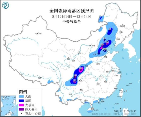 预警升级！北京河北陕西四川等地部分地区有大暴雨