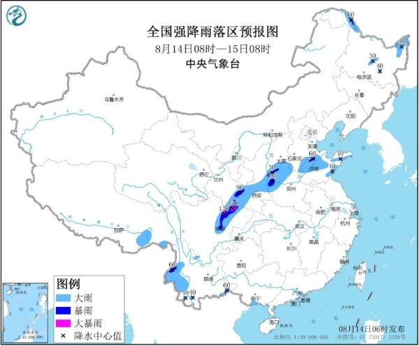 暴雨预警！四川盆地西北部等地局地有大暴雨