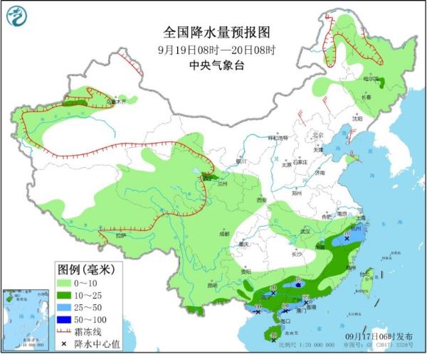 今日西南地区至江南一带仍有强降雨 气温将大面积创新低