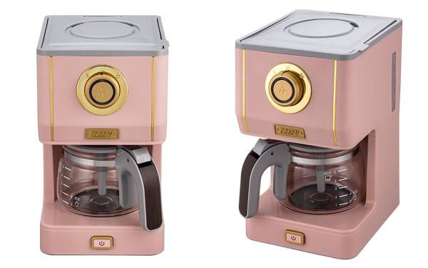 星巴克买得到粉红色♥ 复古梦幻个人家电Toffy「咖啡机、电水壶」，超柔美配色不加价超劝收！