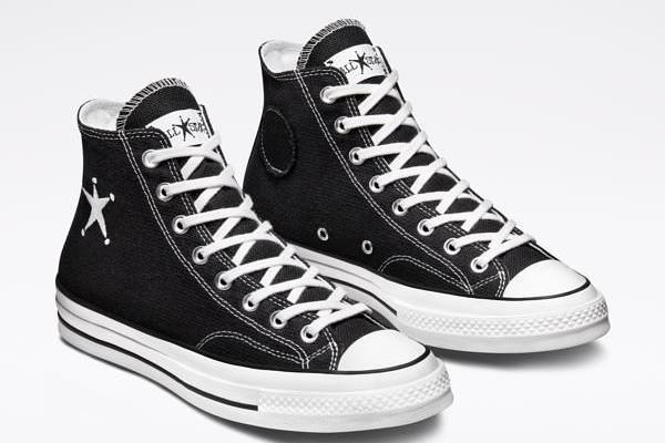 匡威CONVERSE携手Stussy 最新联名款帆布鞋Chuck 70、One Star即将发售，星星都变了!