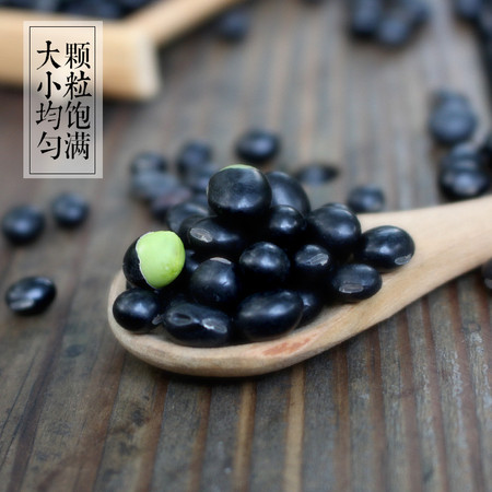 远山农业农家自产绿芯黑豆     美味的健康好杂粮