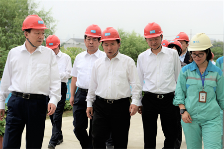 生态环境部部长李干杰调研高能环境苏化项目