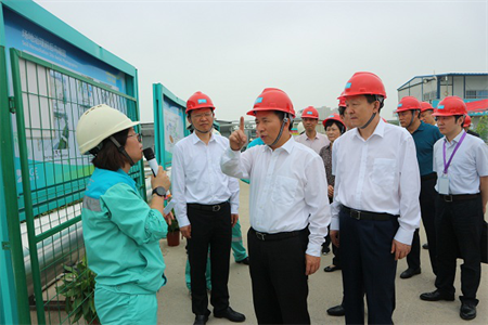 生态环境部部长李干杰调研高能环境苏化项目