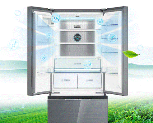 美的微晶冰箱国美首发 北欧极简美学引领冰川时代