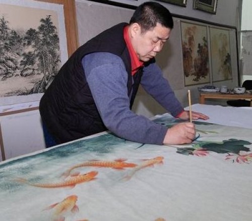 当代实力派画家，来自广西的中美协会员蓝健康