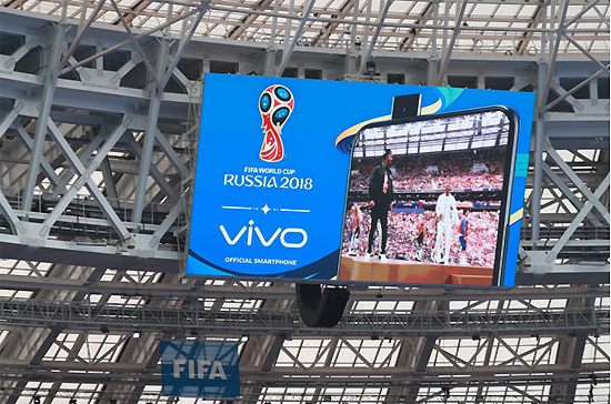 2018 FIFA世界杯现场上演“vivo 8分钟”