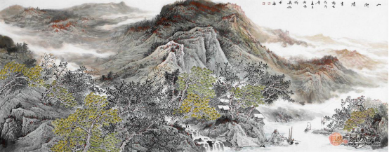 “中国画·山水情”当代书画投资热点人物卫长林山水画欣赏