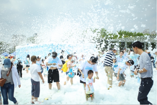 “世界上最开心的亲子跑”空降上海大宁郁金香公园！