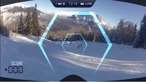 全球首款智能AR滑雪镜亮相零一科技节