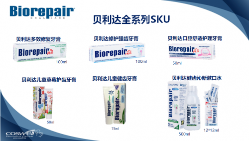 意大利贝利达(BIOREPAIR)牙膏，国际专利技术持久抗敏感