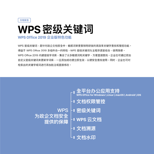 WPS Office 2019企业版全面升级 企业办公更加安全可靠